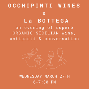 OCCHIPINTI Vini + Antipasti - March 27th