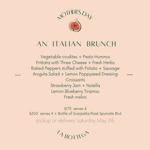 Mother's Day Brunch (serves 4)