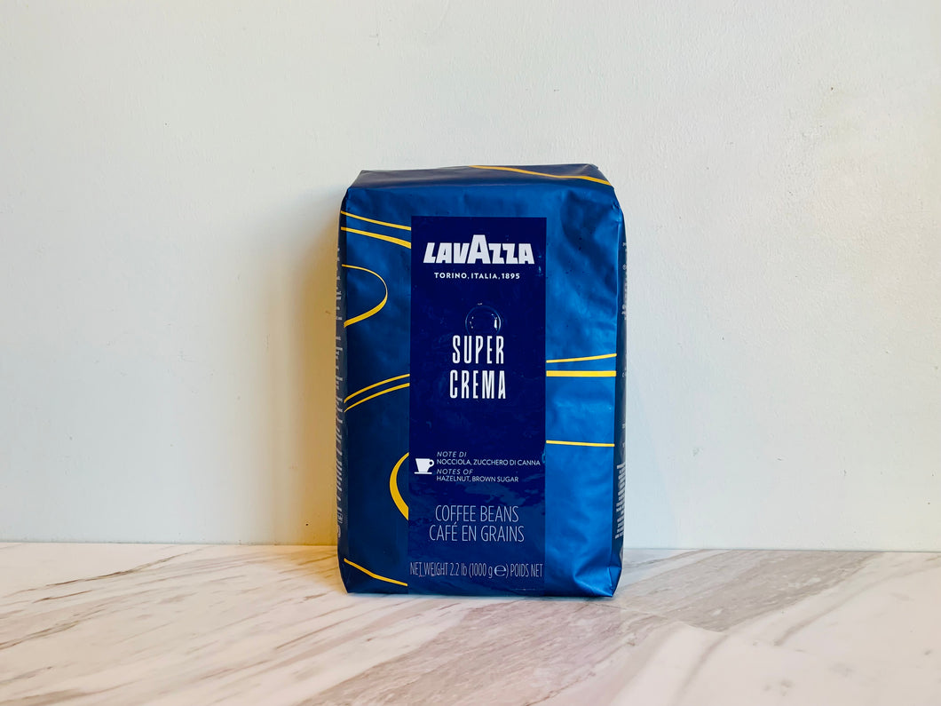 Lavazza NEW - Super Crema Whole Bean Espresso Coffee, 2.2 lb./1Kg