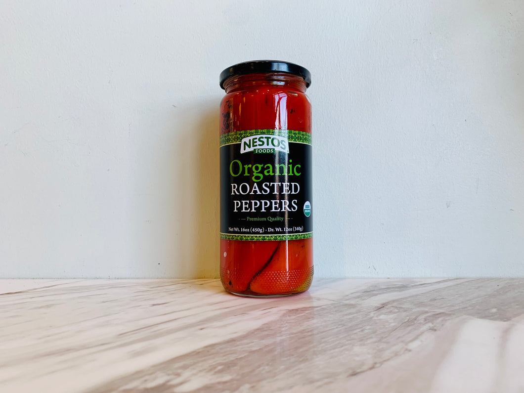 Nesto Foods Organic Roasted Red Peppers