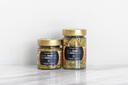 Oro di Cleto Green Cracked Olives