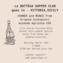 Load image into Gallery viewer, OCCHIPINTI + COS Wine Dinner - March 19th